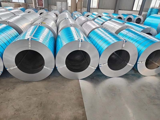 Blue SGLCC Galvalume Steel Coil with Anti fingerprint Treatment for Roofing