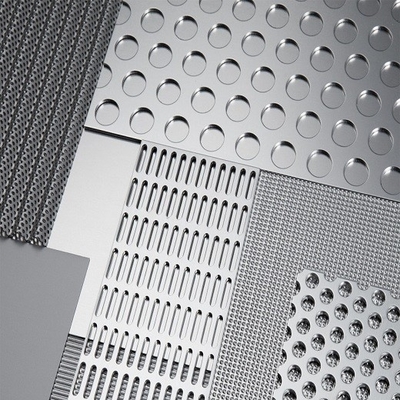 4mm Thickness Diamond Hexagonal Aluminum Perforated Sheet Decorative
