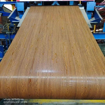 PCM Prepainted Galvanized PPGL Steel Coil Roll Metal Roofing Sheet